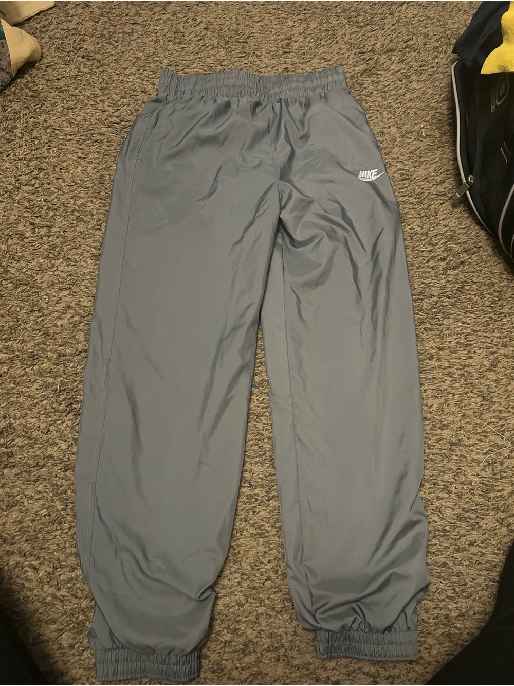 Nike Kids Gray Elastic Ankle Joggers